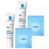 라로슈포제 유비데아 안뗄리오스 썬크림 멜트인 크림 SPF50+ PA++++ 30ml + 화장솜 30p 세트, 2개