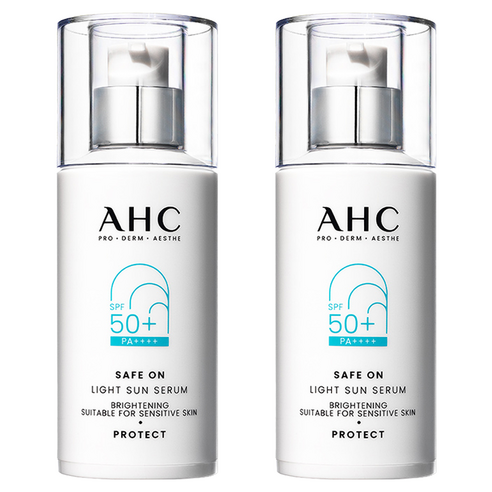 AHC 세이프온 라이트 선세럼 SPF50+ PA++++, 40ml, 2개